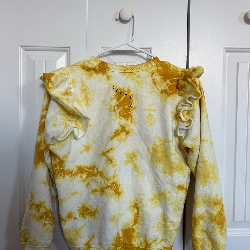 Clare V Yellow Tie-Dye Sweater - Picture 3 of 3